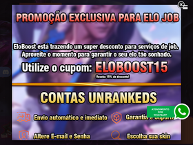 Lol Elojob, Elo Job, Eloboost - Inicio Rápido E Imediato - League