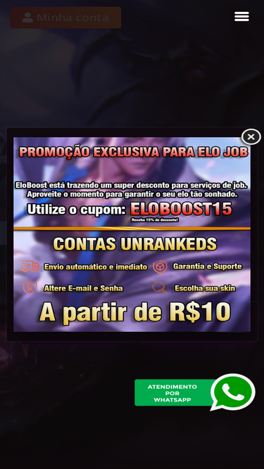 Lol Elojob, Elo Job, Eloboost - Inicio Rápido E Imediato - League