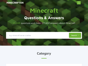 'minecraften.net' screenshot