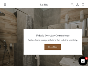 Raidley website screenshot