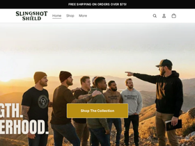 slingshotandshield.com homepage screenshot