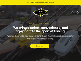lunaseasports.com homepage screenshot