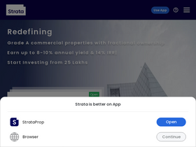 'strataprop.com' screenshot