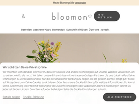 'bloomon.de' screenshot
