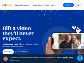'vidday.com' screenshot