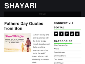 'trueshayari.in' screenshot