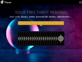'7tarot.com' screenshot