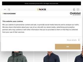 No Excess homepage screenshot