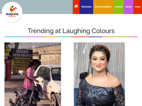 'laughingcolours.com' screenshot