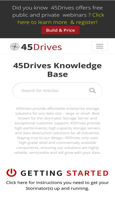 knowledgebase.45drives.com