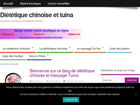 'dietetiquetuina.fr' screenshot