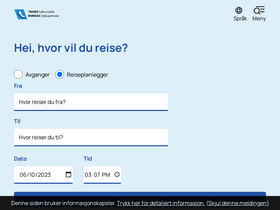 'fylkestrafikk.no' screenshot