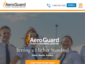 'flyaeroguard.com' screenshot