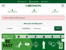 'bronsonhealth.com' screenshot