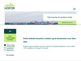 'hofor.dk' screenshot