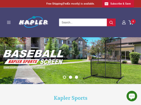 kaplersports.com homepage screenshot