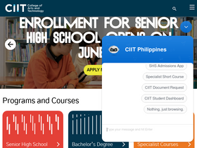 'ciit.edu.ph' screenshot