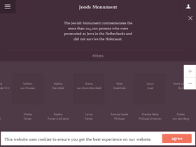 'joodsmonument.nl' screenshot