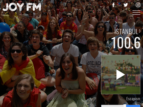 'joyfm.com.tr' screenshot