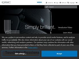 'qsc.com' screenshot