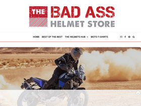'badasshelmetstore.com' screenshot