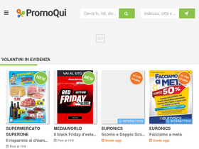 'promoqui.it' screenshot
