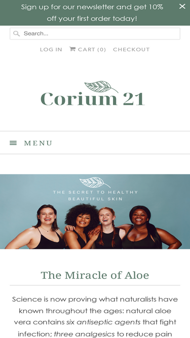 corium21cream.com