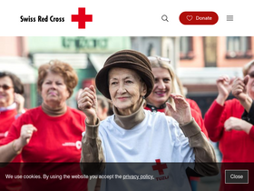 'redcross.ch' screenshot