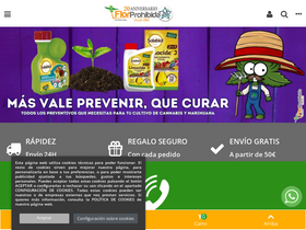 'florprohibida.com' screenshot