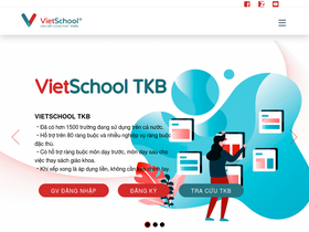 'vietschool.vn' screenshot