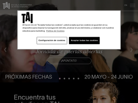 'taiarts.com' screenshot