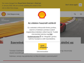 'shell.hu' screenshot