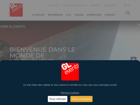 'gl-events.com' screenshot