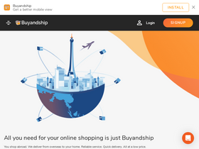 'buyandship.ph' screenshot