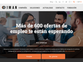 'imancorp.es' screenshot