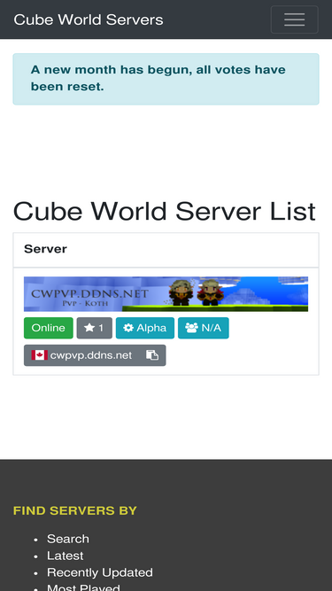 cubeworld-servers.com