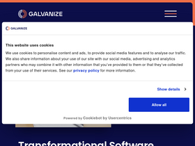 'galvanize.com' screenshot