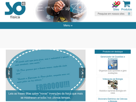 'sofisica.com.br' screenshot