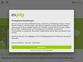 'pin-ag.de' screenshot