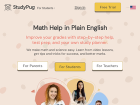 'studypug.com' screenshot