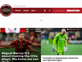 'dirtysouthsoccer.com' screenshot