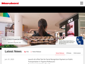 'marubeni.com' screenshot