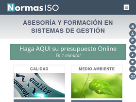 'normas-iso.com' screenshot