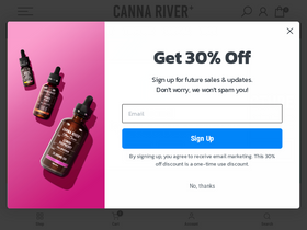 'cannariver.com' screenshot
