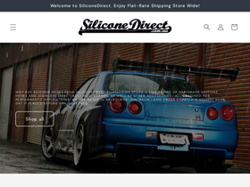 SiliconeDirect homepage screenshot