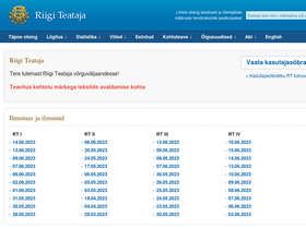 'riigiteataja.ee' screenshot