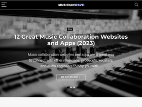 'musicianwave.com' screenshot