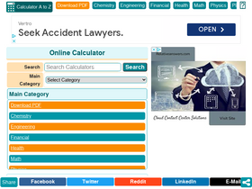 'calculatoratoz.com' screenshot
