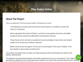 'avalon.fun' screenshot