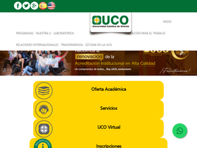 'uco.edu.co' screenshot